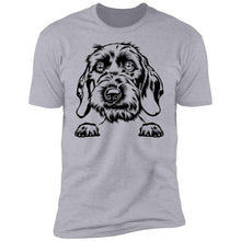 Load image into Gallery viewer, Men's Wirehaired Doxie Premium Short Sleeve T-Shirt, Multi Colors - Shipping Included