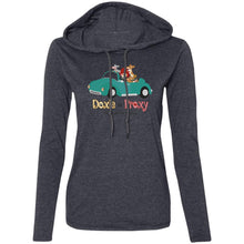 Load image into Gallery viewer, Doxie By Proxy Logo Ladies' LS T-Shirt Hoodie, Multi Colors, Extended Sizes, Shipping Included