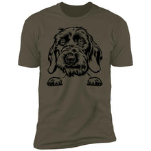 Load image into Gallery viewer, Men's Wirehaired Doxie Premium Short Sleeve T-Shirt, Multi Colors - Shipping Included