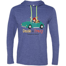 Load image into Gallery viewer, Doxie By Proxy Logo Men's LS T-Shirt Hoodie, Multi Colors, Extended Sizes, Shipping Included
