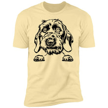 Load image into Gallery viewer, Men's Wirehaired Doxie Premium Short Sleeve T-Shirt, Multi Colors - Shipping Included