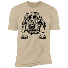 Load image into Gallery viewer, Men's Wirehaired Doxie Premium Short Sleeve T-Shirt, Multi Colors - Shipping Included