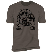 Load image into Gallery viewer, Men's Wirehaired Doxie Premium Short Sleeve T-Shirt, Multi Colors - Shipping Included