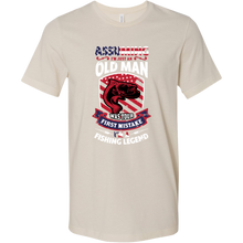 Load image into Gallery viewer, Assuming I'm Old Man is First Mistake, Fishing T-Shirt, Extended Sizes, Multi Colors. Shipping Included.