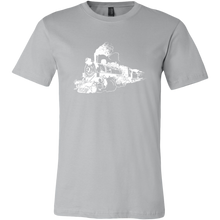 Load image into Gallery viewer, Distressed Steam Train Mens T-Shirt, Multiple Colors, Extended Sizes, Shipping Included