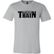 Load image into Gallery viewer, Let's Roll Mens Train T-Shirt, Multiple Colors, Extended Sizes, Shipping Included