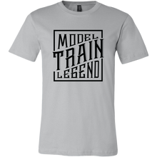 Load image into Gallery viewer, Model Train Legend - Unisex/Men's T-Shirt, Multiple Colors, Extended Sizes, Shipping Included