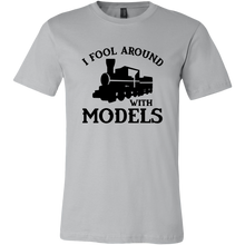 Load image into Gallery viewer, I Fool Around With Models Mens T-Shirt, Multiple Colors, Extended Sizes, Shipping Included