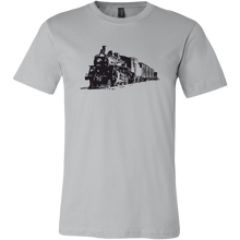Load image into Gallery viewer, Locomotive Drawing Perspective - Unisex/Men's T-Shirt, Multiple Colors, Extended Sizes, Shipping Included