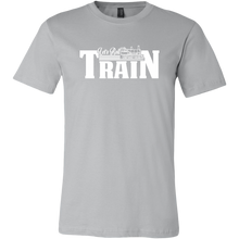 Load image into Gallery viewer, Let's Roll Mens Train T-Shirt, Multiple Colors, Extended Sizes, Shipping Included