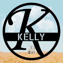 Load image into Gallery viewer, EXEMPLARY Family Name - Steel Sign, Multiple Colors and Sizes