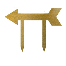 Load image into Gallery viewer, Address Arrow Directional Yard Stake, Laser Cut Steel in Multi Sizes & Colors