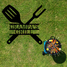Load image into Gallery viewer, GRILLING UTENSILS - Steel Sign, Multiple Sizes and Colors Available