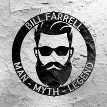 Load image into Gallery viewer, Cool & Retro BEARDED SUNGLASSES MAN Monogram - Steel Sign, Multiple Sizes and Colors Available