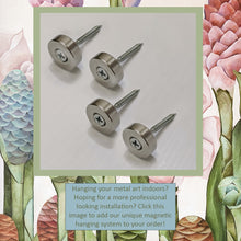 Load image into Gallery viewer, Magnetic Hanging Hardware for Metal Wall Art, Free Shipping