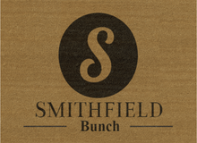 Load image into Gallery viewer, Circle Family Name Personalized Door Mat - Great Gift For New Homeowners -- Multiple Sizes