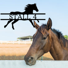 Load image into Gallery viewer, RUN LIKE the WIND Horse Monogram - Steel Sign, Multiple Sizes and Colors Available