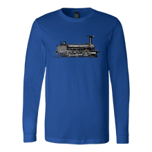 Load image into Gallery viewer, Vintage Locomotive Unisex Long Sleeve T-Shirt Extended Sizes Available Shipping Included