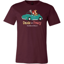 Load image into Gallery viewer, Doxie By Proxy Logo Unisex/Men's T-Shirt, Extended Sizes, Multi Colors, Shipping Included