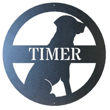 Load image into Gallery viewer, Critter Collection LAB Monogram Wall Art, Laser Cut Steel, Multi Sizes and Colors, Customized