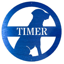 Load image into Gallery viewer, Critter Collection LAB Monogram Wall Art, Laser Cut Steel, Multi Sizes and Colors, Customized