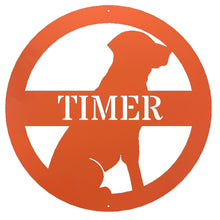 Load image into Gallery viewer, Critter Collection LAB Monogram Wall Art, Laser Cut Steel, Multi Sizes and Colors, Customized