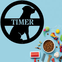 Load image into Gallery viewer, Critter Collection LAB Monogram Wall Art, Laser Cut Steel, Multi Sizes and Colors, Customized