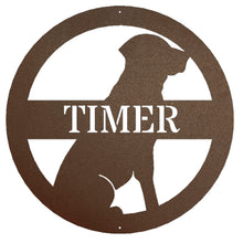 Load image into Gallery viewer, Critter Collection LAB Monogram Wall Art, Laser Cut Steel, Multi Sizes and Colors, Customized