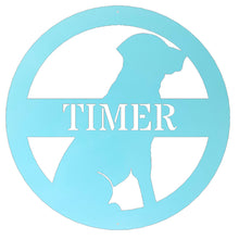 Load image into Gallery viewer, Critter Collection LAB Monogram Wall Art, Laser Cut Steel, Multi Sizes and Colors, Customized