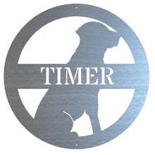 Load image into Gallery viewer, Critter Collection LAB Monogram Wall Art, Laser Cut Steel, Multi Sizes and Colors, Customized