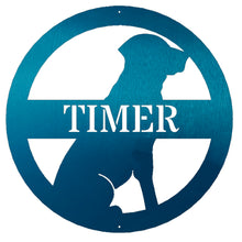 Load image into Gallery viewer, Critter Collection LAB Monogram Wall Art, Laser Cut Steel, Multi Sizes and Colors, Customized