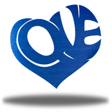 Load image into Gallery viewer, Groovy Kind of LOVE Heart, Laser Cut Steel Sign, Perfect Valentine's Gift in Multi Sizes & Colors