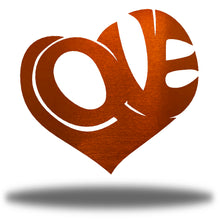 Load image into Gallery viewer, Groovy Kind of LOVE Heart, Laser Cut Steel Sign, Perfect Valentine's Gift in Multi Sizes & Colors
