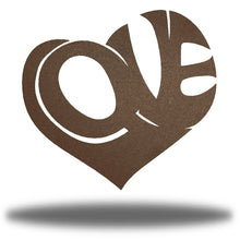 Load image into Gallery viewer, Groovy Kind of LOVE Heart, Laser Cut Steel Sign, Perfect Valentine's Gift in Multi Sizes & Colors