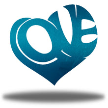 Load image into Gallery viewer, Groovy Kind of LOVE Heart, Laser Cut Steel Sign, Perfect Valentine's Gift in Multi Sizes & Colors