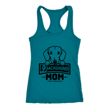 Load image into Gallery viewer, Dachshund Mom Ladies Racerback Tank Multi Colors Free Shipping