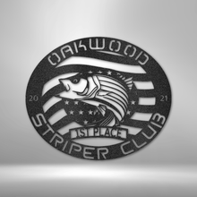 Load image into Gallery viewer, Oakwood Striper Club Trophy Plaque