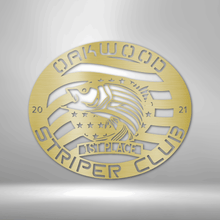Load image into Gallery viewer, Oakwood Striper Club Trophy Plaque