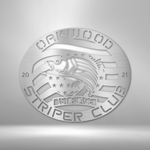 Load image into Gallery viewer, Oakwood Striper Club Trophy Plaque