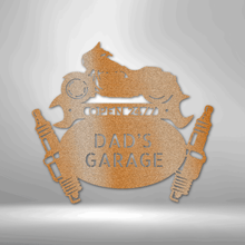 Load image into Gallery viewer, HD Street Glide Like Biker Monogram Steel Sign Harley Motorcycle