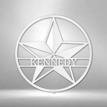 Load image into Gallery viewer, STAR Monogram - Steel Sign, Multiple Sizes and Colors Available