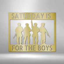 Load image into Gallery viewer, SOLDIER MONOGRAM - Steel Sign, Multiple Sizes and Colors Available