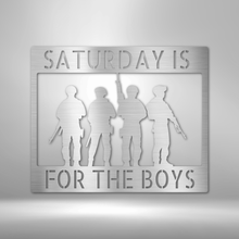 Load image into Gallery viewer, SOLDIER MONOGRAM - Steel Sign, Multiple Sizes and Colors Available