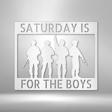 Load image into Gallery viewer, SOLDIER MONOGRAM - Steel Sign, Multiple Sizes and Colors Available