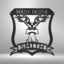 Load image into Gallery viewer, LIBERTY EAGLE - Steel Sign, Multiple Sizes and Colors Available