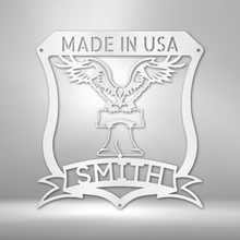 Load image into Gallery viewer, LIBERTY EAGLE - Steel Sign, Multiple Sizes and Colors Available