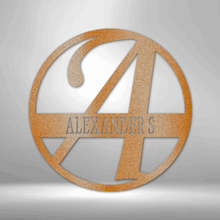 Load image into Gallery viewer, EXEMPLARY Family Name - Steel Sign, Multiple Colors and Sizes