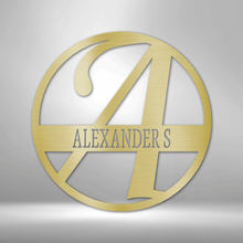 Load image into Gallery viewer, EXEMPLARY Family Name - Steel Sign, Multiple Colors and Sizes