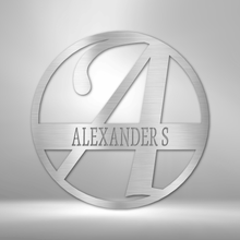 Load image into Gallery viewer, EXEMPLARY Family Name - Steel Sign, Multiple Colors and Sizes