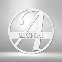 Load image into Gallery viewer, EXEMPLARY Family Name - Steel Sign, Multiple Colors and Sizes